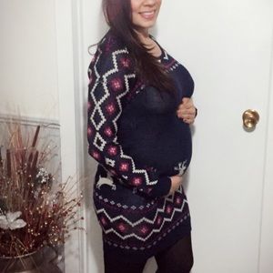 Pinkblush Maternity Winter Knit Sweater Dress